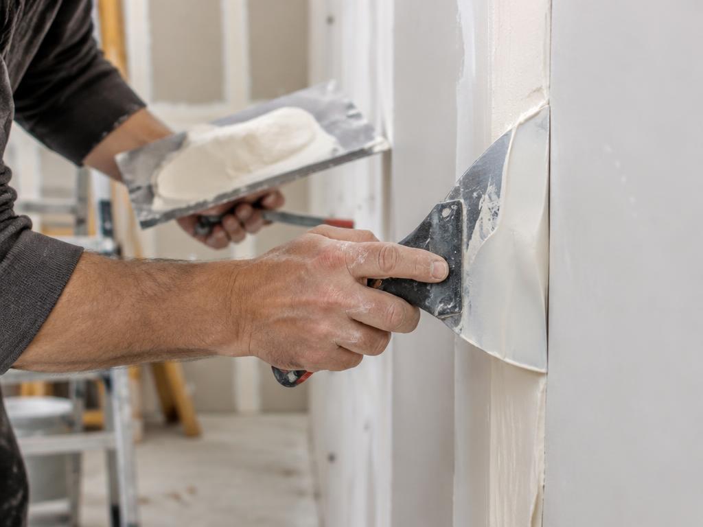 Drywall finishing with joint compound